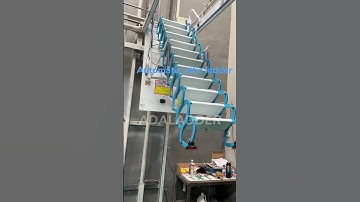 Automatic attic ladder with remote control operating