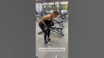 Supinated Grip Dumbbell Rows