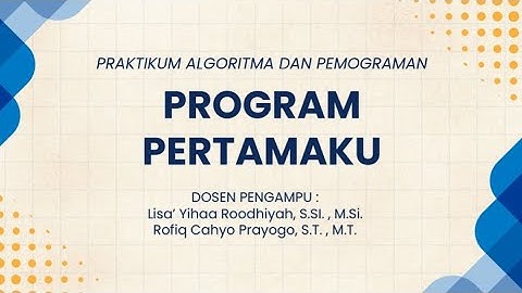 Praktikum Algoritma Pemrograman dengan Python (Replit) dan Scratch 🚀  #1