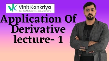 Application of Derivative 1