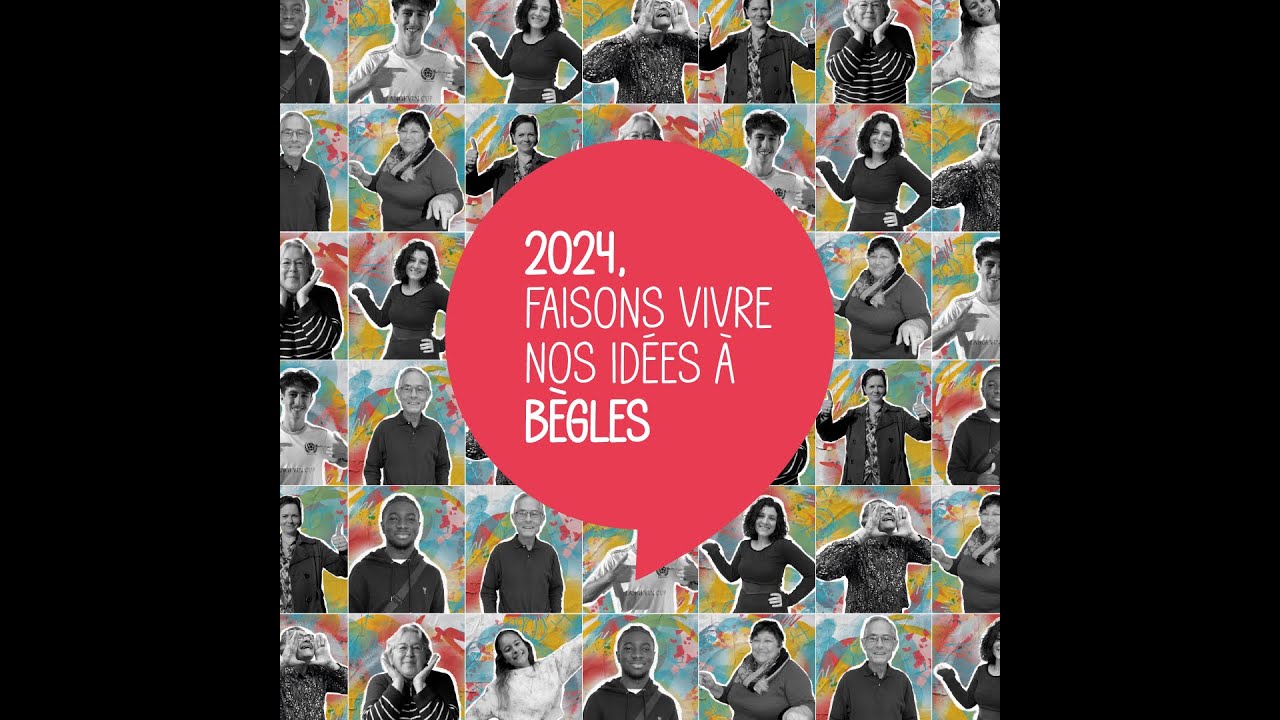 Vœux 2024 - Faisons vivre nos idées à Bègles - YouTube