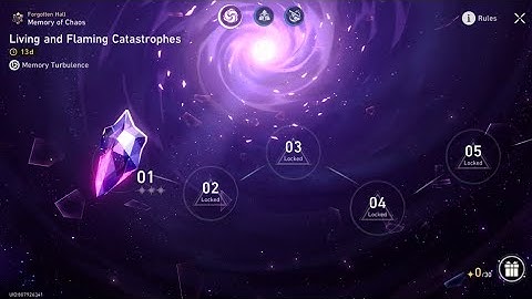 Memory of Chaos 1.4.1 (Living and Flaming Catastrophes) | Honkai: Star Rail