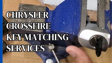 Decoding 2004 Chrysler Crossfire Lock - New Key Made From Scratch!
