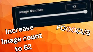 Image limit in Fooocus - Stable Diffusion
