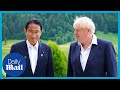 Boris Johnson meeting Japan's PM Fumio Kishida at G7 summit