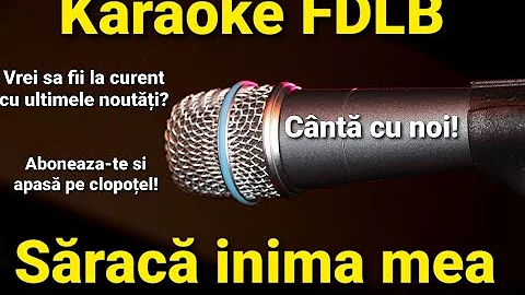 Saraca inima mea Karaoke Versuri