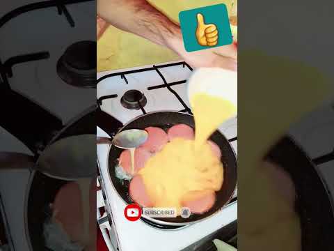 وجبه سريعه البيض مع المرتديلا طريقه رائعه قلي بيض