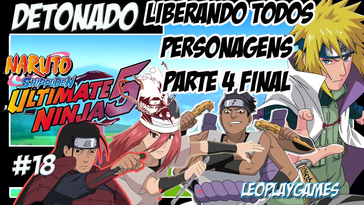 Naruto Shippuden Ultimate Ninja 5 (PS2) - COMO LIBERAR TODOS OS