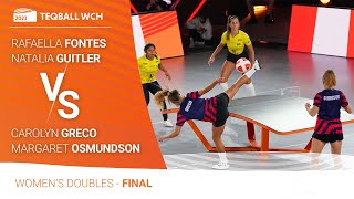 TEQBALL  World Championships 2021 | USA vs Brazil | Women’s Doubles Final