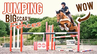 JUMPING THE HIGHEST I’VE EVER JUMPED | Big Technical Fences with Cameron’s Tuition