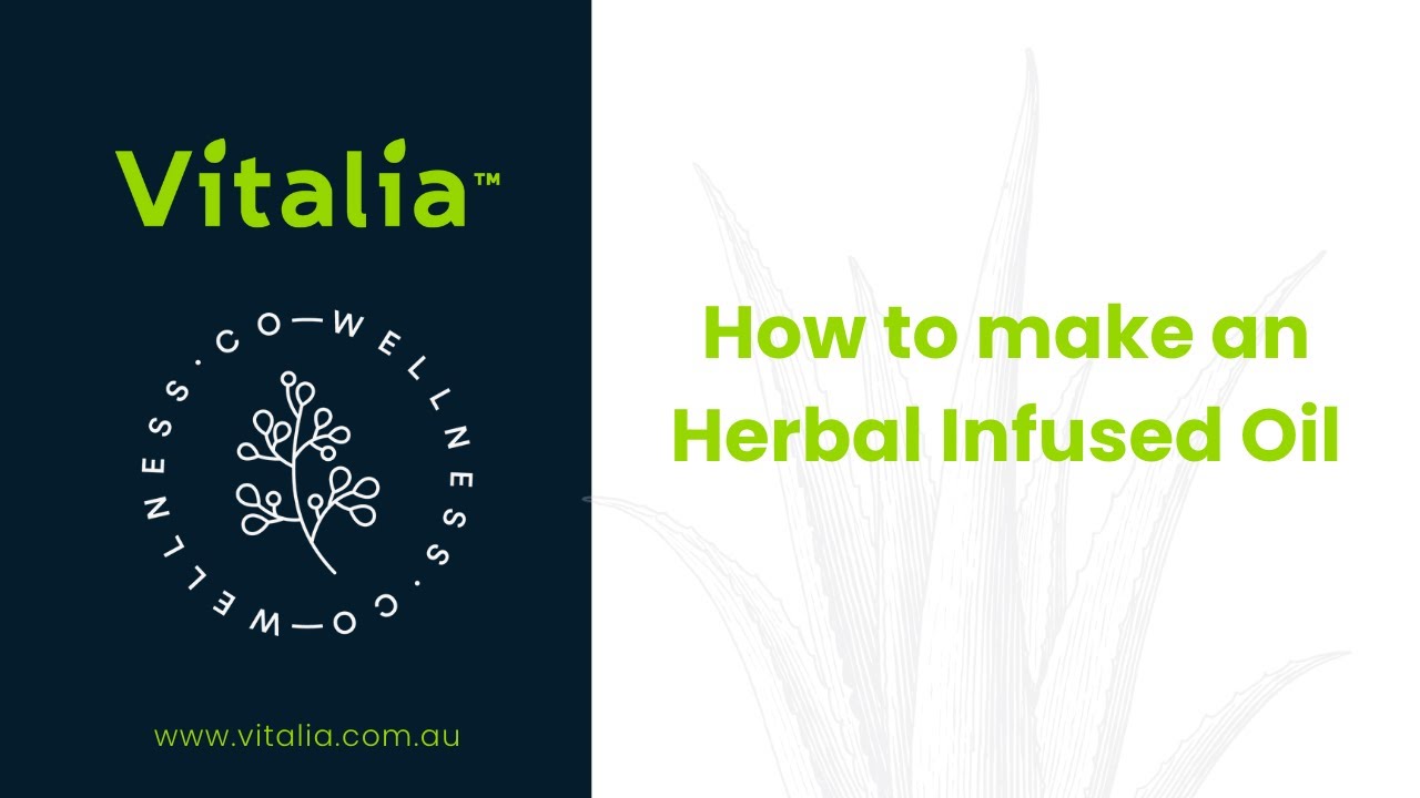 How to make an Herbal Infused Oil YouTube