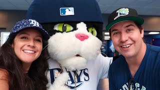 I Finally Went to a Baseball Game! Happy Birthday Tampa Jay!!!⚾️🧢😻