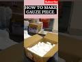How to make Gauze piece in hospital🏥🩺#shortreels #medicalequipment #nursingstudentlife #ytshorts