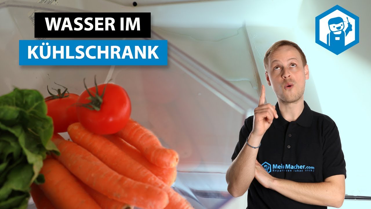 Im Kühlschrank Sammelt Sich Wasser Unter Dem Gemüsefach Wasser sammelt sich im Kühlschrank - Wasser unter dem Gemüsefach