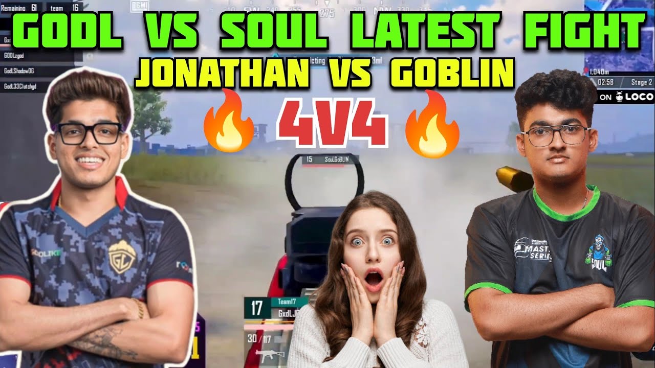 SOUL VS GODL LATEST FIGHT | JONATHAN VS GOBLIN 4V4 LATEST FIGHT SCRIMS ...