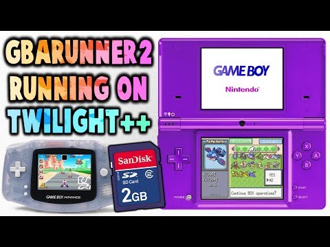 DSi GBA Games Off SD Card! GBARUNNER2!