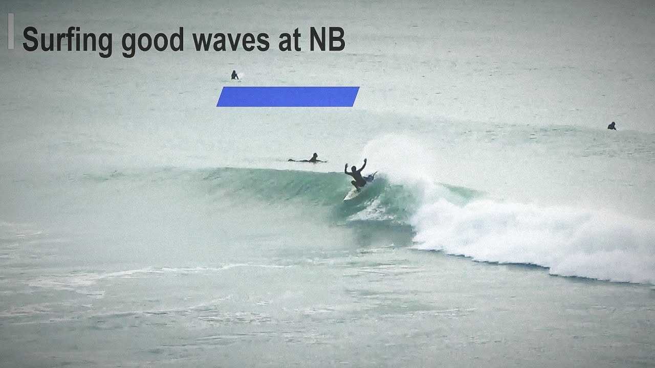 Surfing Good Waves at New Brighton Pier YouTube