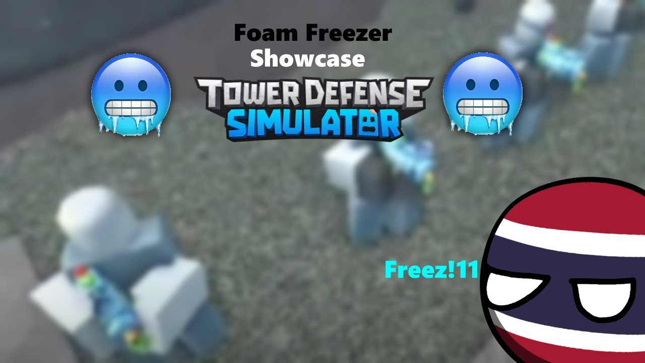 NEW* FOAM FREEZER - Tower Defense Simulator (Showcase) 