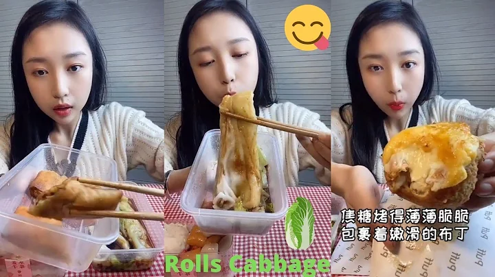 Liling Mukbang Show - Eating Fried Dumplings, Chin...