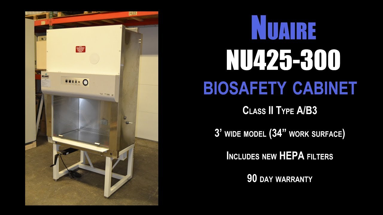 Nuaire Nu 425 300 Biosafety Cabinet American Instrument Exchange