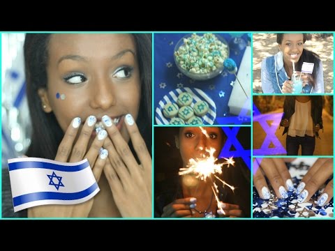 ✡ כל מה שצריך יום העצמאות! (לוק שלם +נישנושים!) DIY ✡