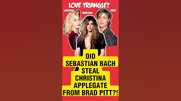 Sebastian Bach Christina Applegate Brad Pitt Love Triangle? #skidrow #1989 #80smusic