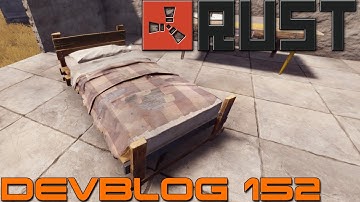 Rust Devblog 152 - Spinning Wheels - New Beds - Easier Airdrops!