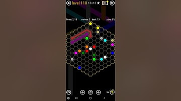 How To Solve Flow Free Hexes Sunflower Pack Level 110 13x13 Board Walk Through Solution Walkthrough