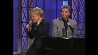 Bette Midler and Barry Manilow  -  Friends   Roseanne Talk Show -  1998