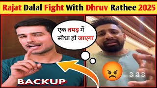 Omg 😱 Rajat Dalal Fight With Dhruv Rathee 2025 Rajat Dalal Fight Viral 2025 Elvish Yadav Resimi