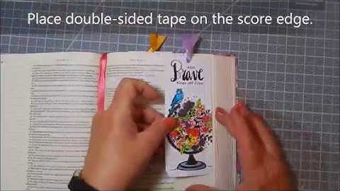 Unity Stamp Co Quick Tip Bible Journal Art Tab