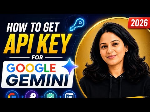 How to Get API Key for Google Gemini (2026)🔥