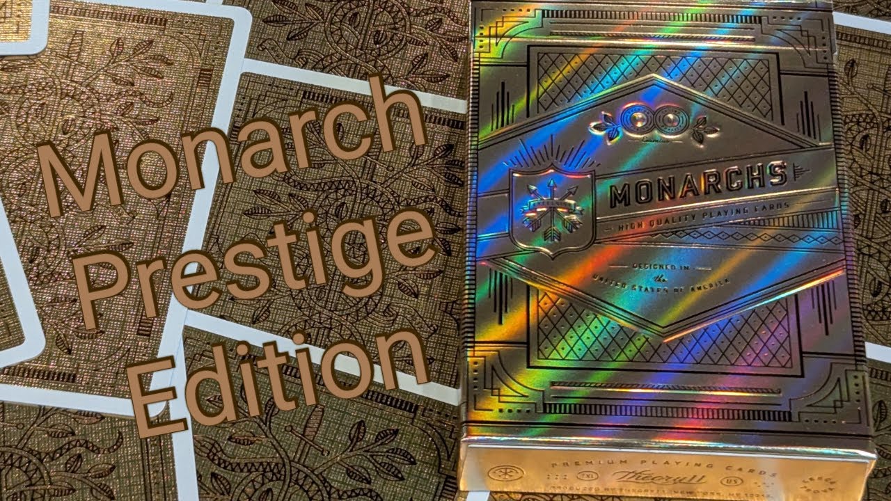 Deck review - Monarch Prestige Edition playing cards