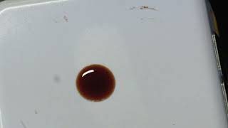 Crackle Test - 2063 ppm Water - Polyether Polyol Synthetic High-temp Furnace Lube