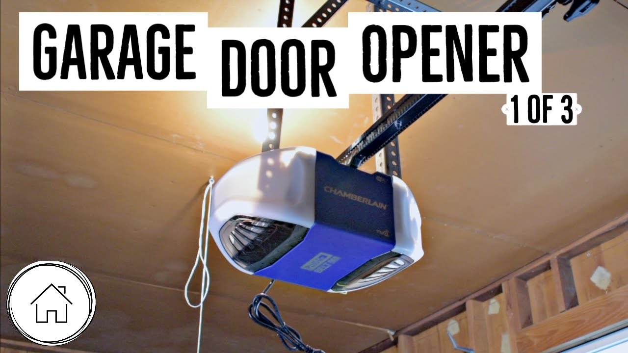 How To Install Chamberlain Myq Replace your garage door opener - Chamberlain MyQ part 1 of 3 - YouTube