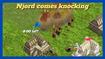 Ridiculously Fast 2TC Fast Heroic | 1v1 Odin vs Gaia #aom #ageofempires