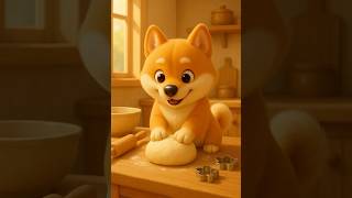 &quot;댕댕이가 정성스레 구운 빵, 드셔보실래요?&quot; &quot;Baked with love by a puppy-want a bite?&quot;🐶🐾 #cute #dog #friends #story