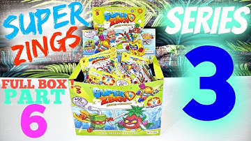 Super zings series 3 FULL BOX ! (Mega Unboxing) Part 6 #superzingsseries3