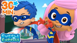 Action Packed Moments with Gil and Molly ? 30 Minute Compilation | Bubble Guppies