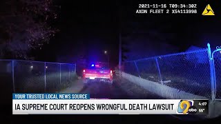 Iowa Supreme Court reopens lawsuit against Waterloo officer in 2021 fatal shooting