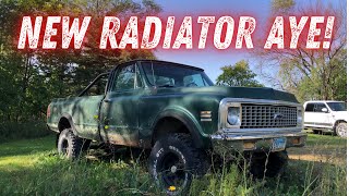Three Goons Replace a Radiator in a 1972 Chevy K20!!!