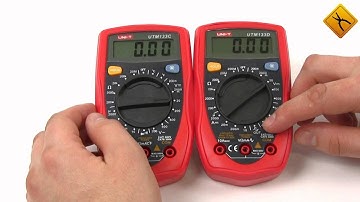 BEST UNI-T UT33C MULTIMETER AND HOW TO USE AND REVIEW.