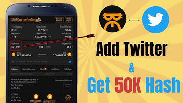 Increase Hash Power Through Twitter | Satoshi Mining BTCs