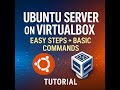 រៀនតម្លើង Ubuntu Server ក្នុង VirtualBox | Basic Linux Commands by Thy Khemra SU35