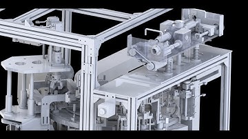 Mascara filling machine-industrial 3D model : machine-world.net P636