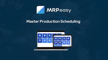 MRPeasy Demo - Master Production Schedule (MPS)