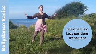 Bellydance Basics. Posture and legs' positions. Transitions. Lesson 1