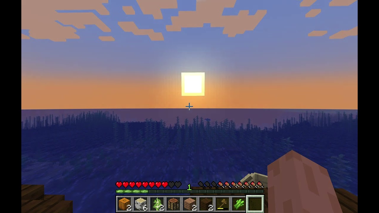 Relaxing Minecraft Gameplay | No talking | Singleplayer Survival