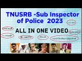 TNUSRB |SI Exam| இத்தேர்வை பற்றிய அனைத்து(A to Z ) விவரங்களும்| நீங்கள் தான் அடுத்த சிங்கம் !!Part 1