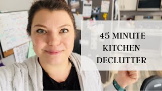 Declutter my kitchen cabinets with me!